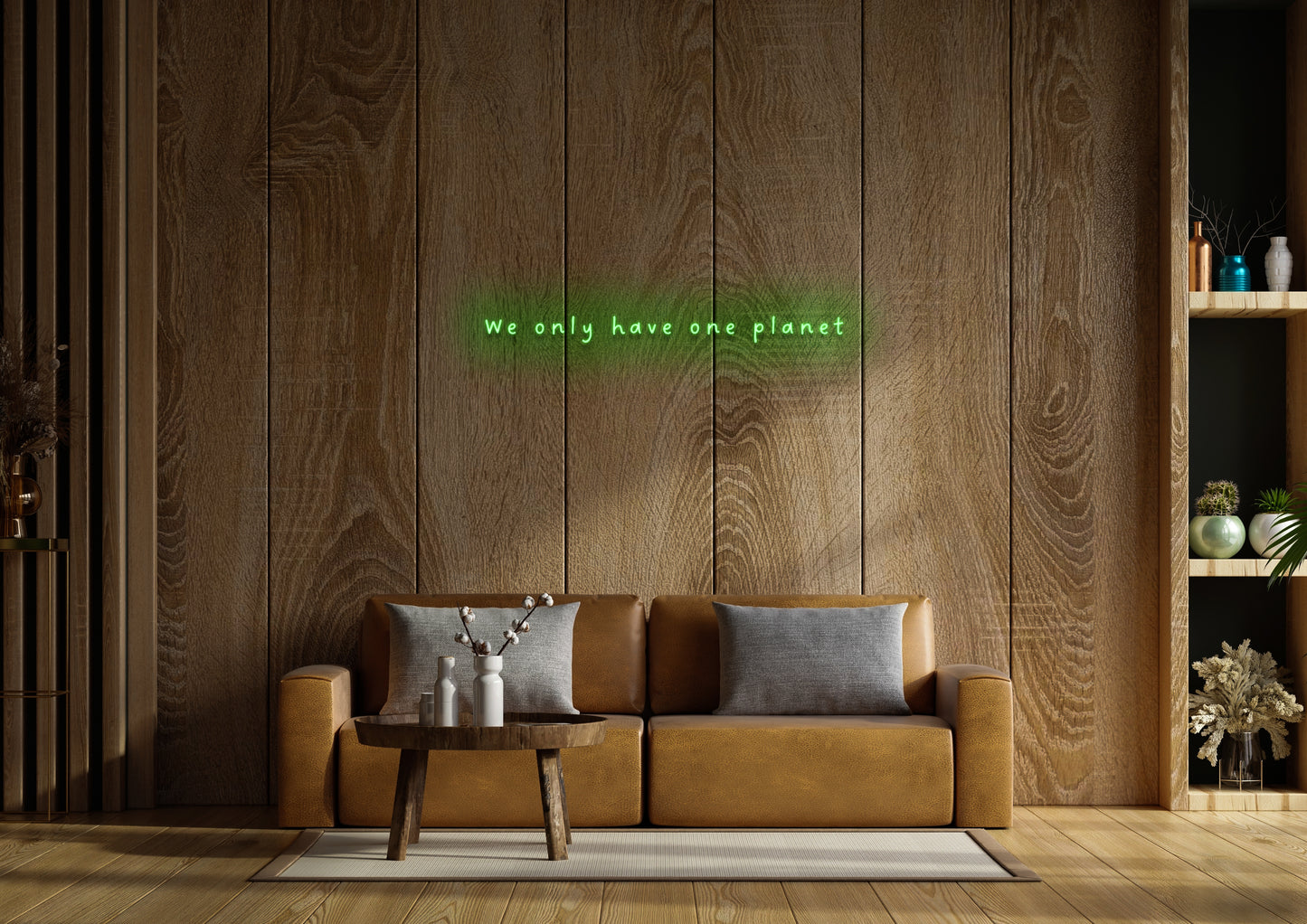 We Only Have One Planet - Neon Sign