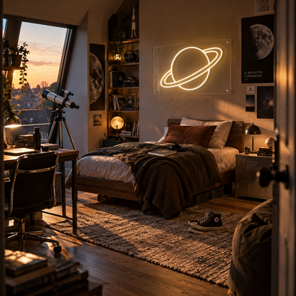 Simple Planet - Neon Sign