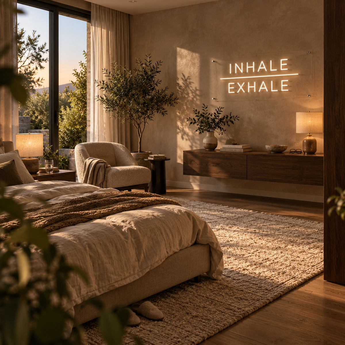 INHALE | EXHALE - Neon Sign