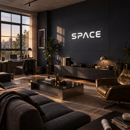 Space - Neon Sign