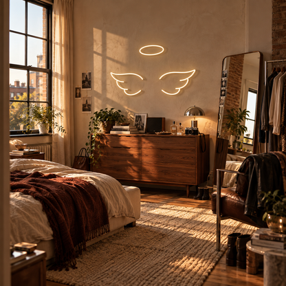 Angel Wings - Neon Sign