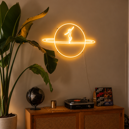 Planet Dance - Neon Sign