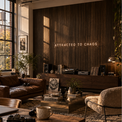 Attracted To Chaos  - Neon Sign