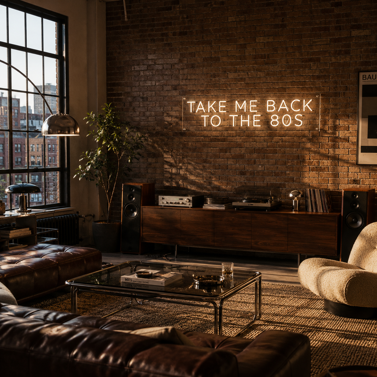 Take Me Back To The 80's - Neon Sign