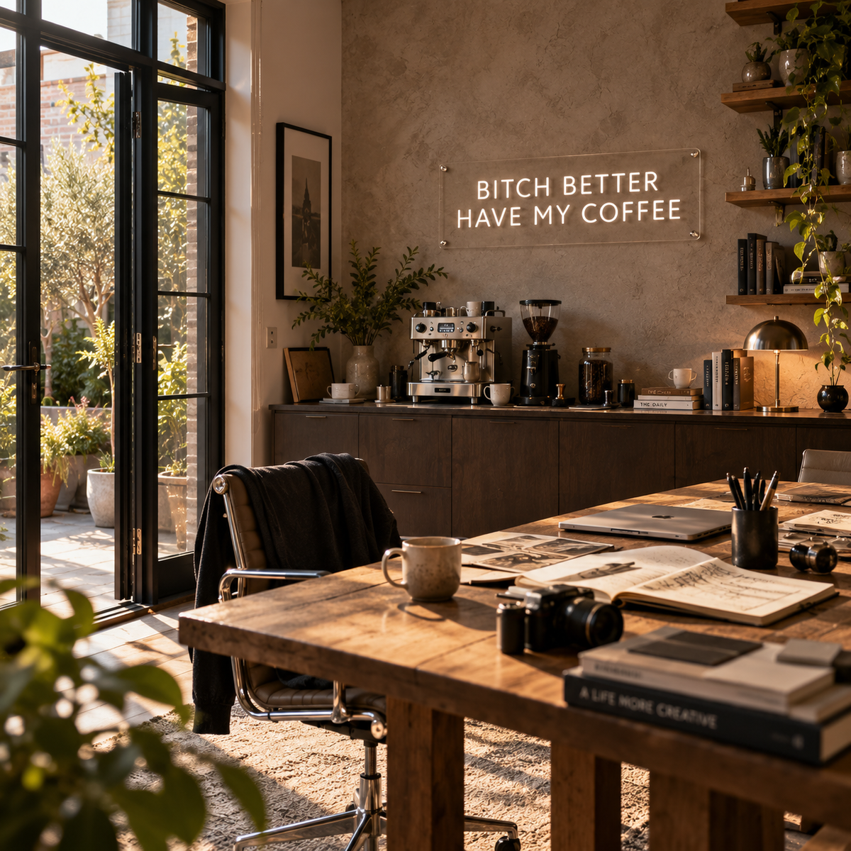 Bitch Better Have My Coffee (Clean) - Neon Sign