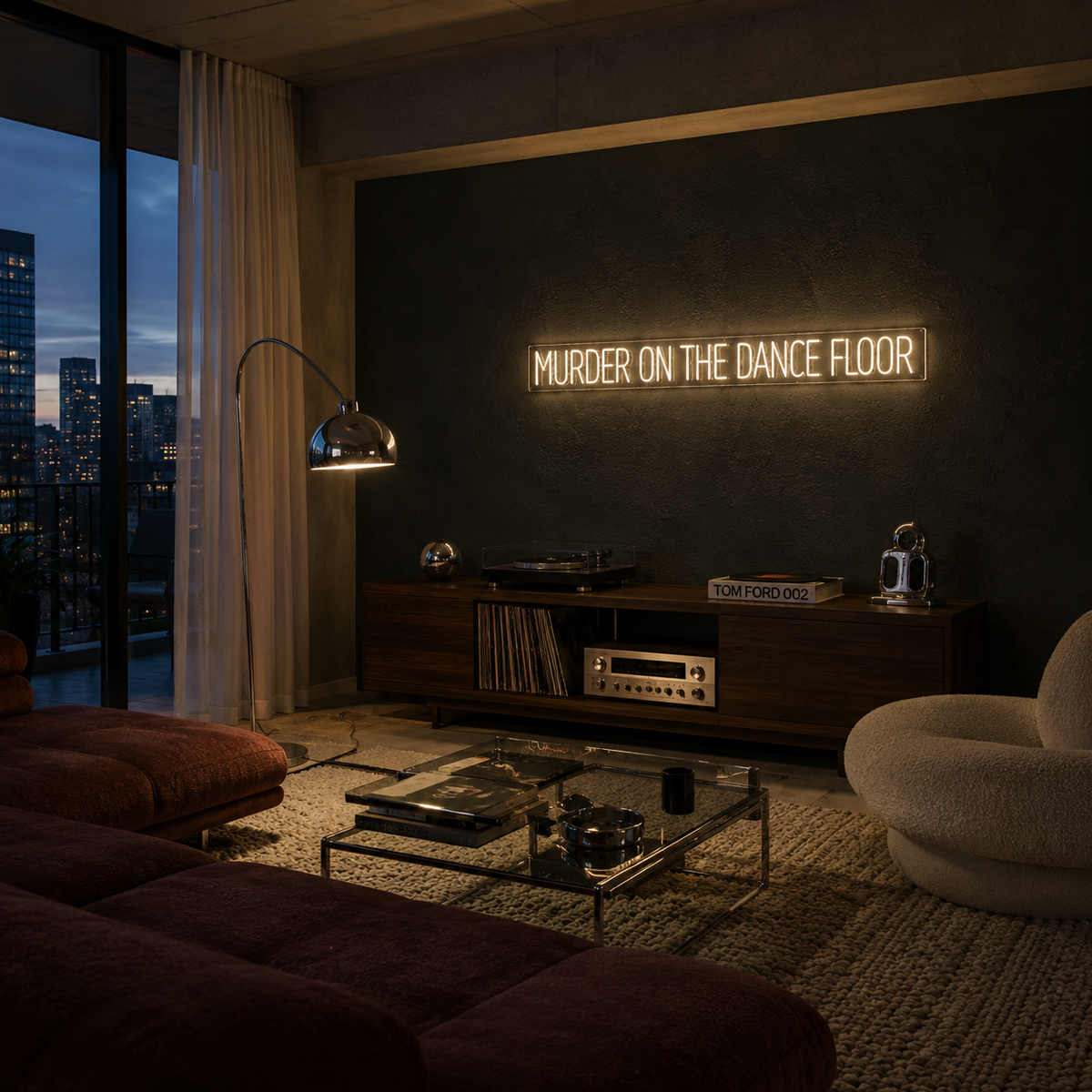 Murder on the dance floor - Neon Sign