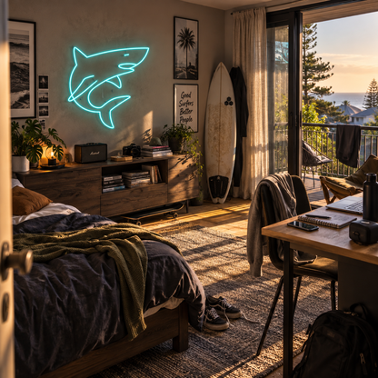 Shark - Neon Sign
