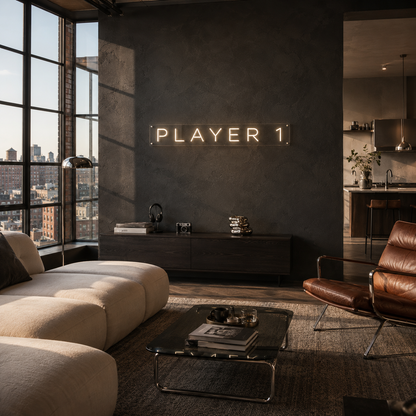 Player 1 - Neon Sign
