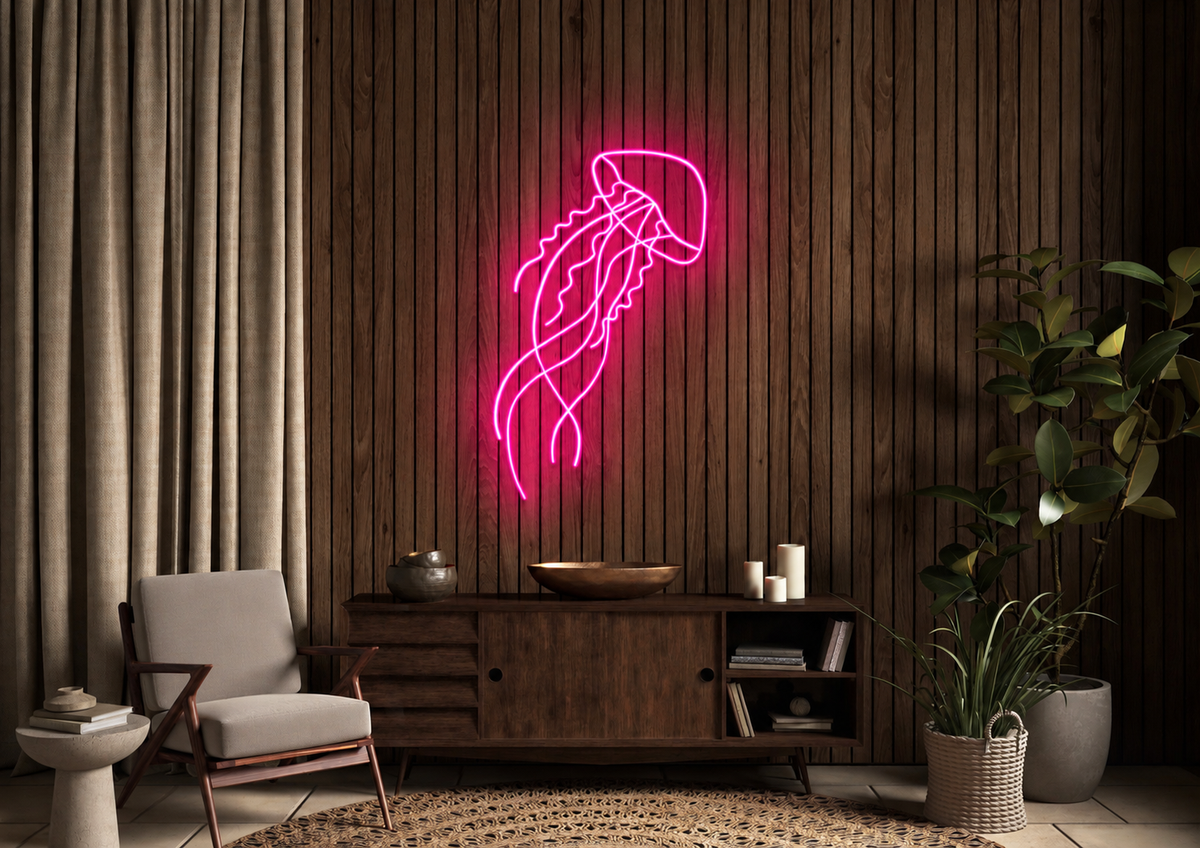 Jellyfish - Neon Sign