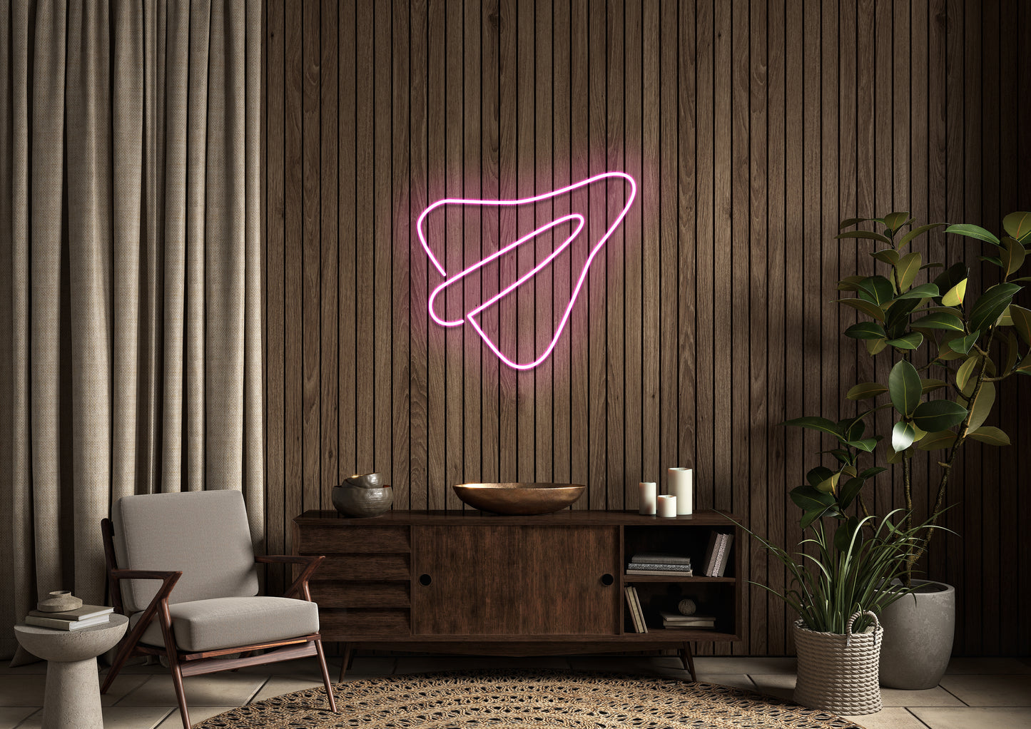 Jetplane - Neon Sign
