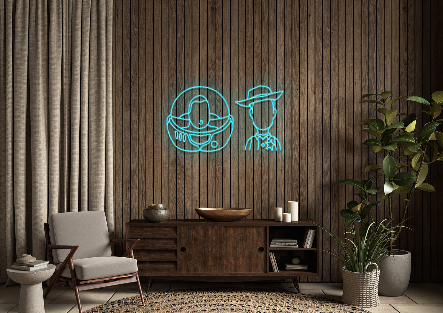 Two Best Friends - Neon Sign