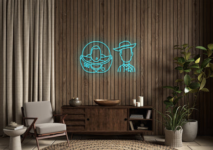 Two Best Friends - Neon Sign