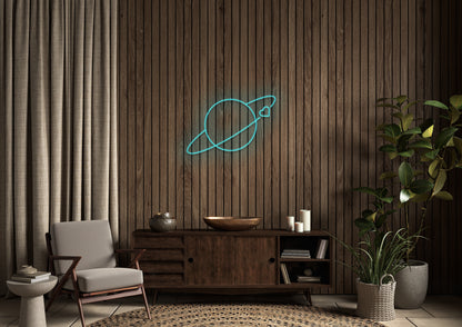 Heart Planet - Neon Sign