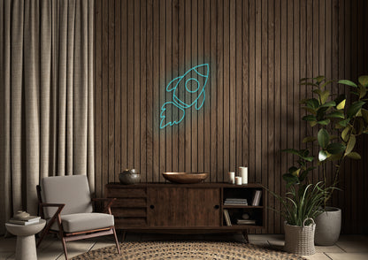 Rocket 2 - Neon Sign