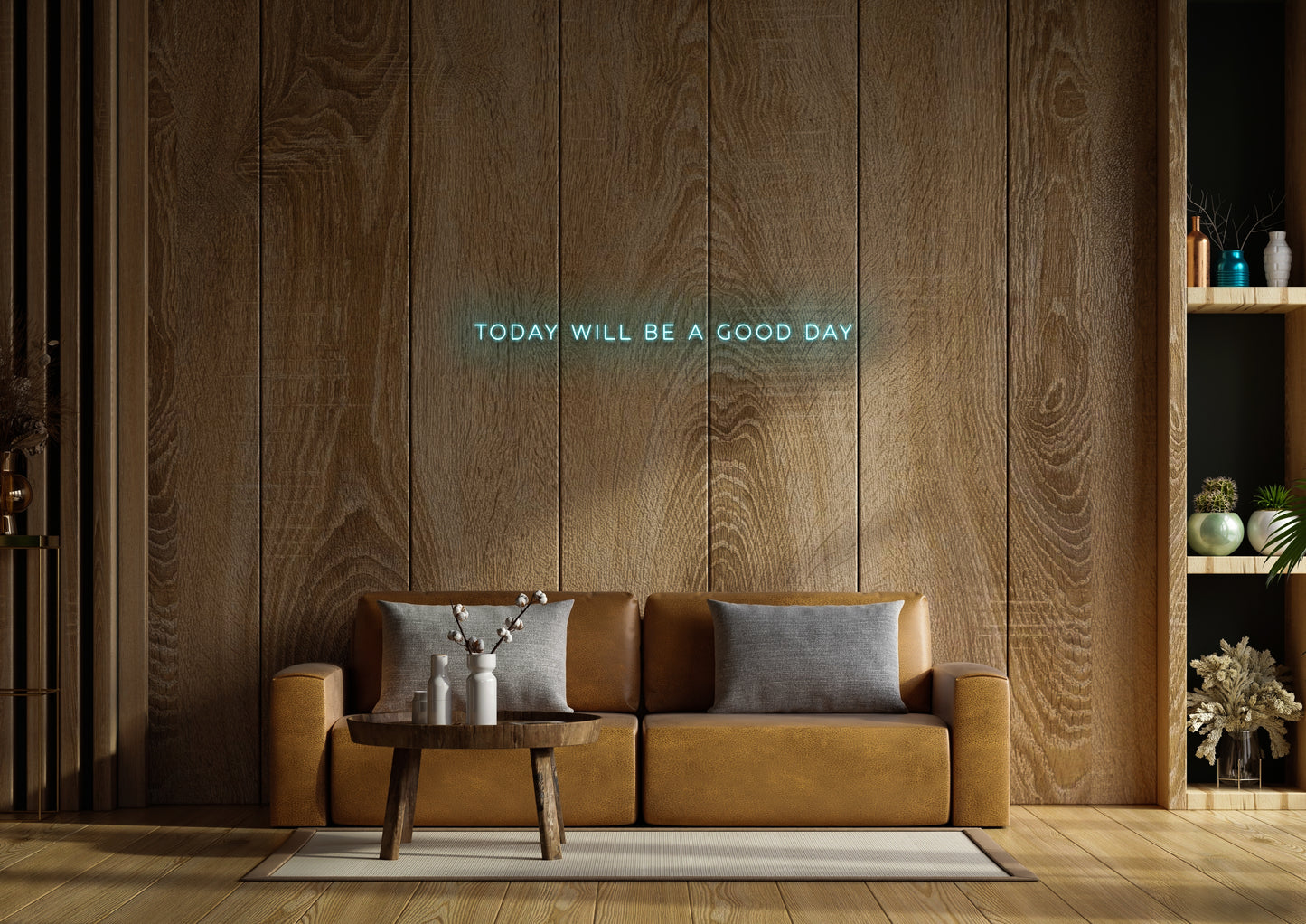 Today Will Be A Good Day (Clean) - Neon Sign