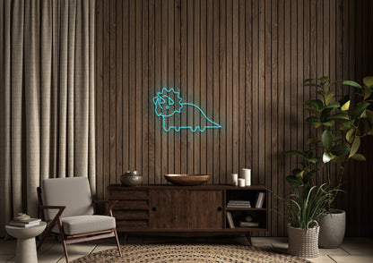 Triceratops - Neon Sign
