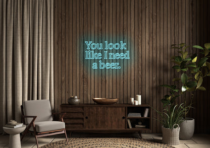 Need Beer - Neon Sign