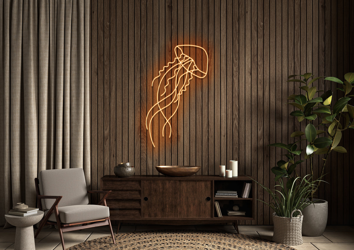 Jellyfish - Neon Sign