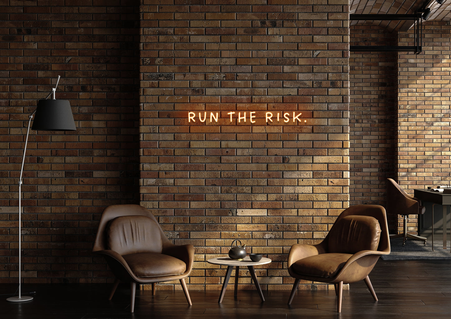 Run The Risk - Neon Sign