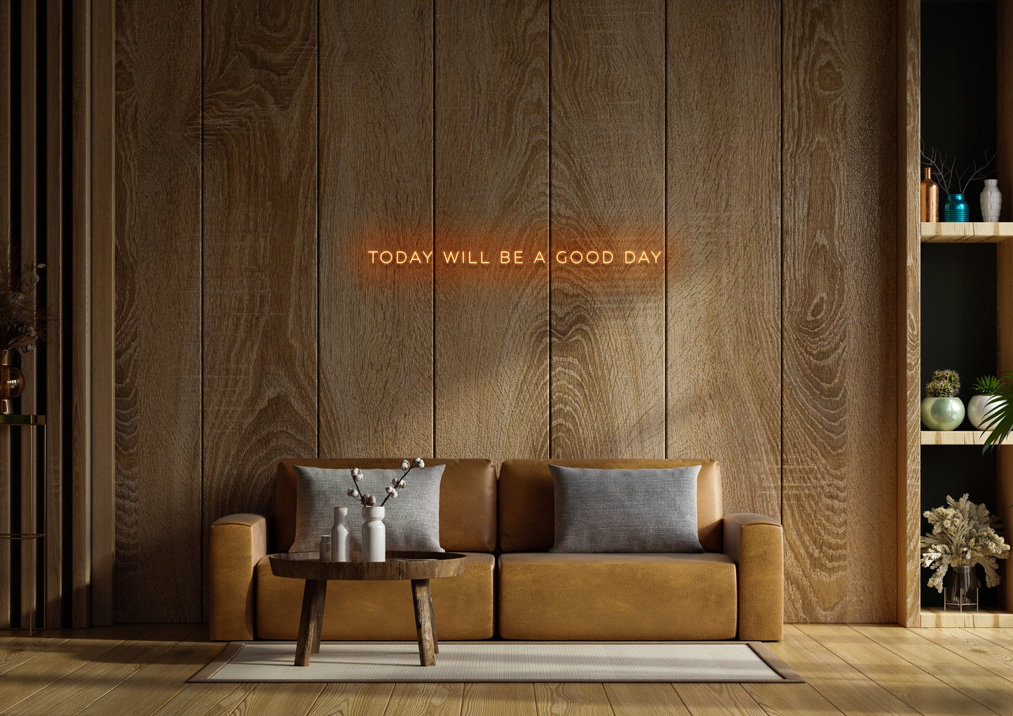 Today Will Be A Good Day (Clean) - Neon Sign