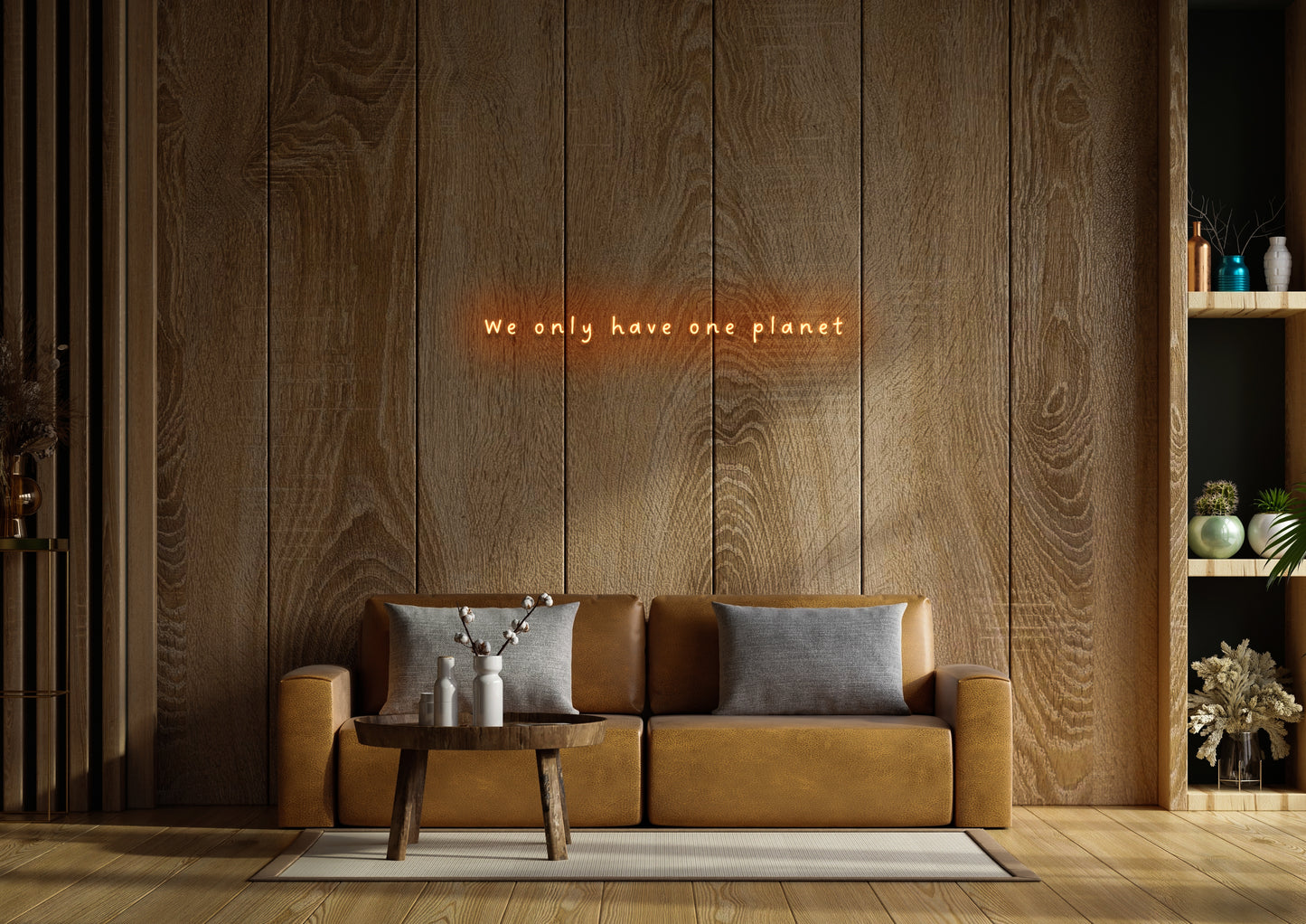 We Only Have One Planet - Neon Sign