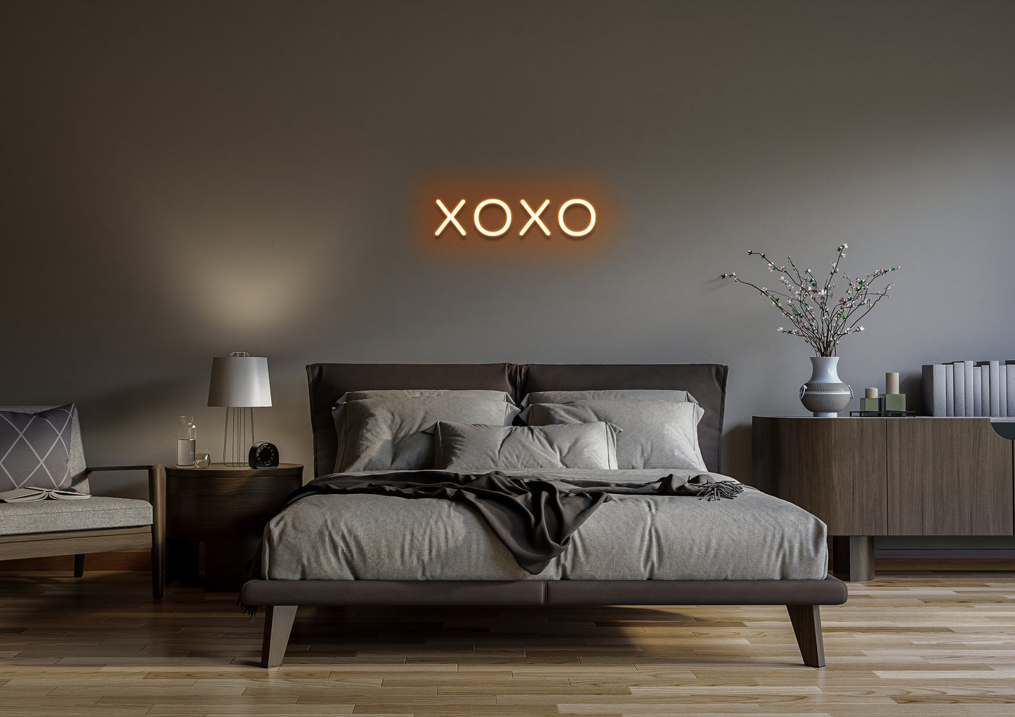 xoxo (clean) - Neon Sign