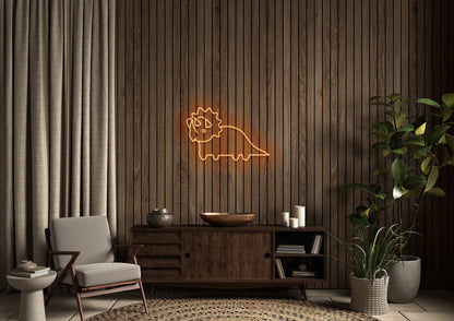 Triceratops - Neon Sign