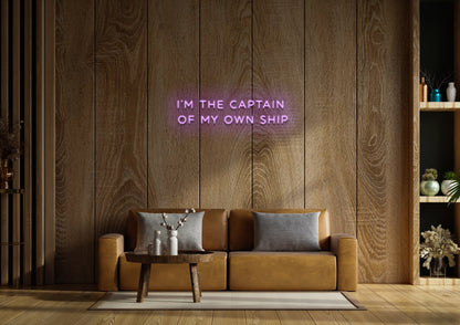Captain of my Own Ship - Neon Sign