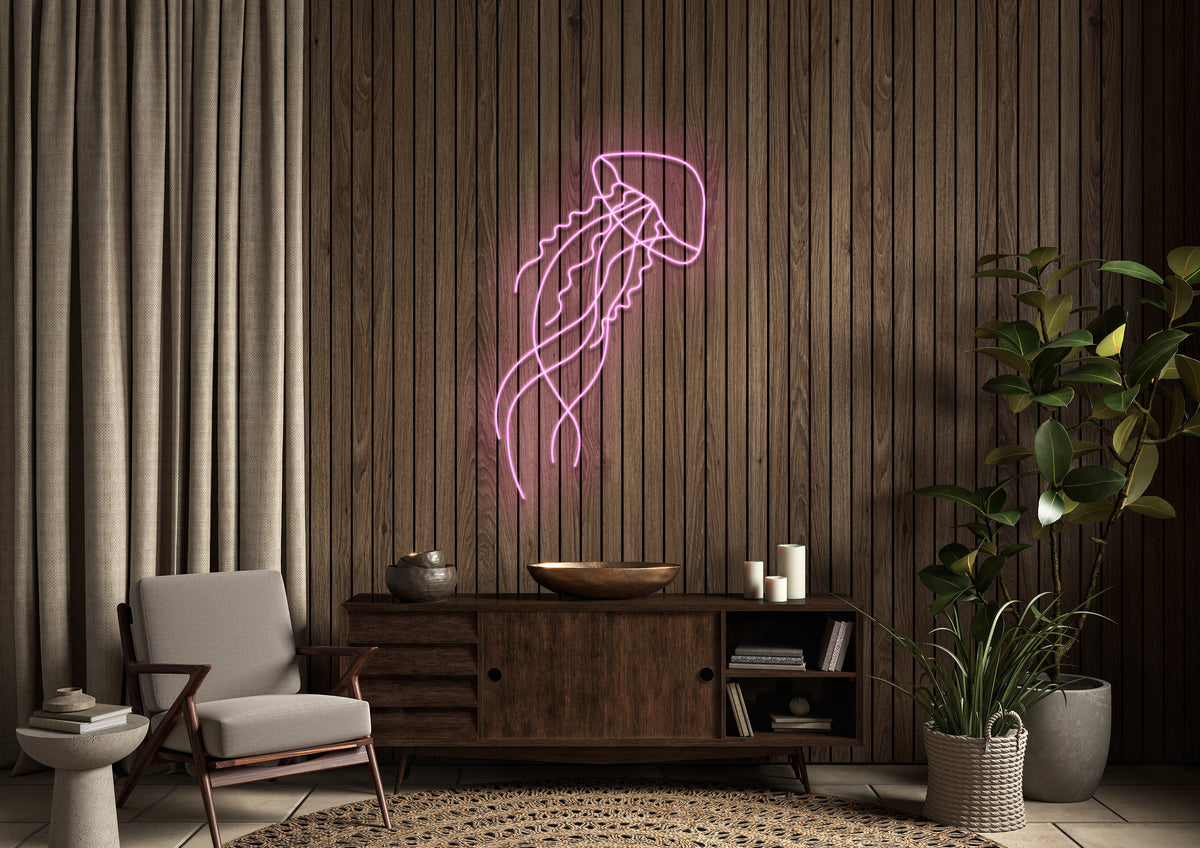 Jellyfish - Neon Sign