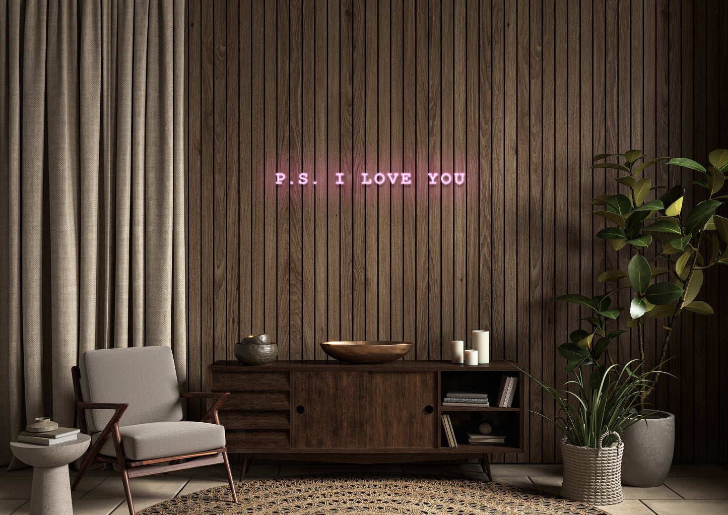 PS I LOVE YOU - Neon Sign