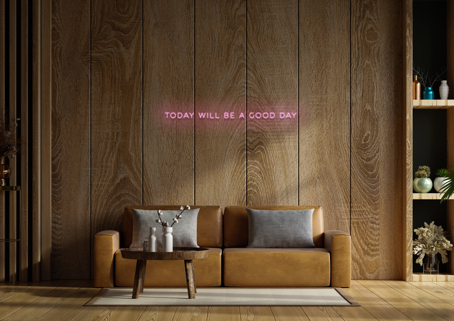Today Will Be A Good Day (Clean) - Neon Sign