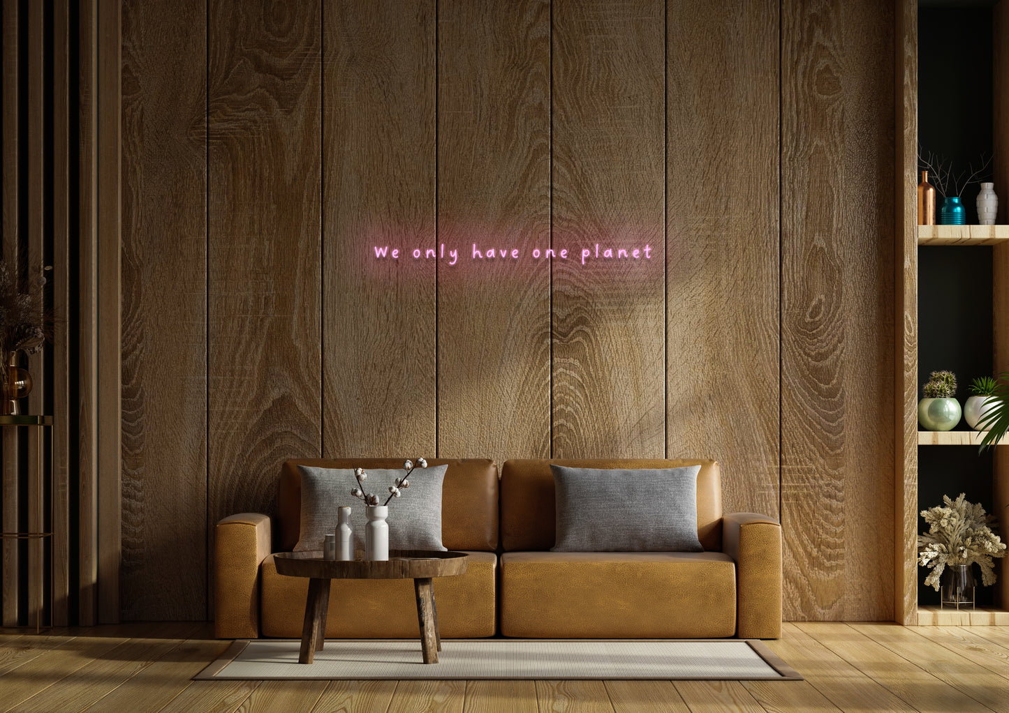 We Only Have One Planet - Neon Sign