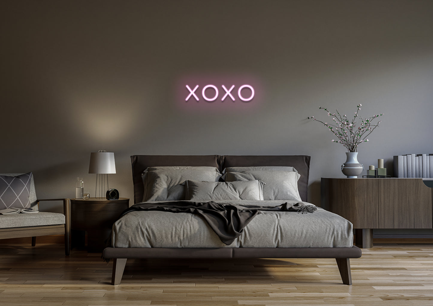 xoxo (clean) - Neon Sign