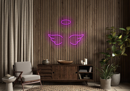 Angel Wings - Neon Sign