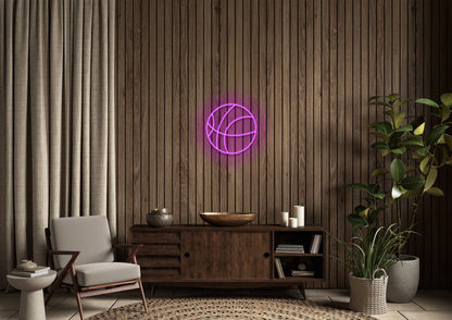 Basketball - Neon Sign