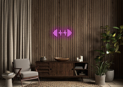 Heartbeat for Gym - Neon Sign