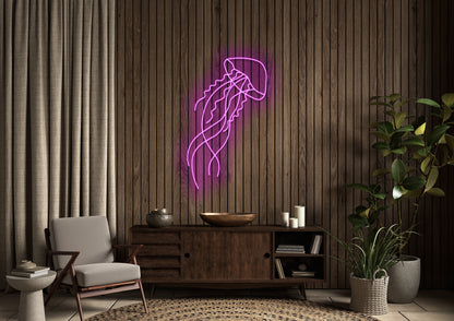 Jellyfish - Neon Sign