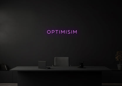 OPTIMISM - Neon Sign