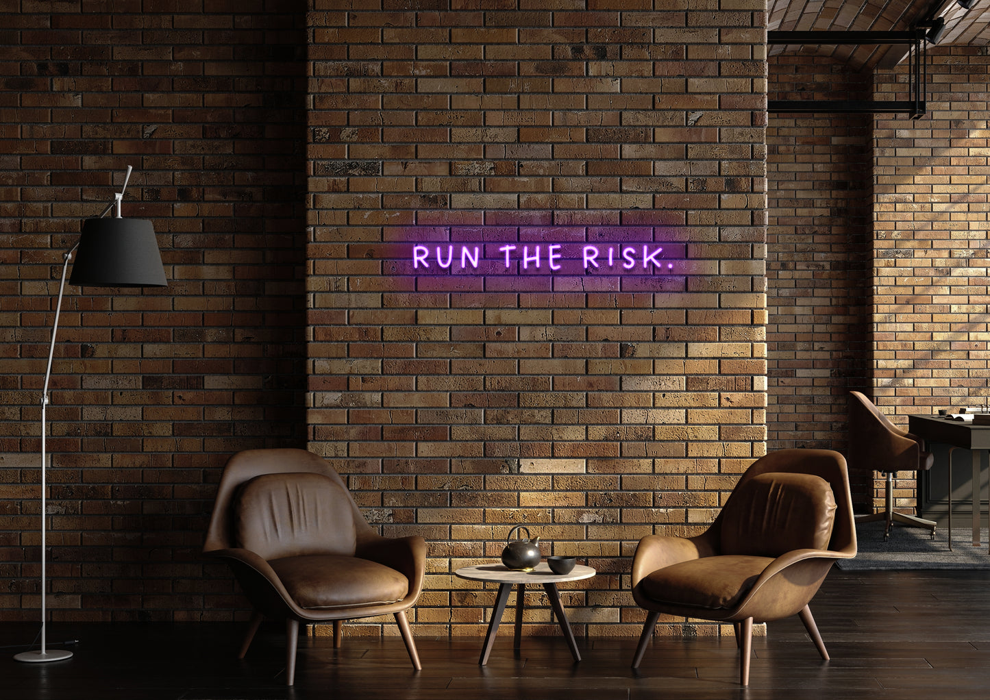 Run The Risk - Neon Sign