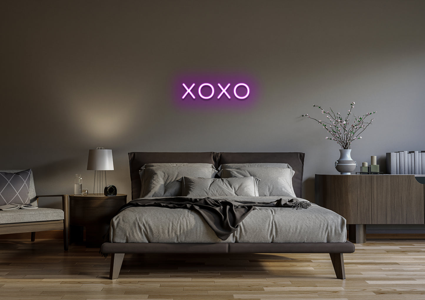 xoxo (clean) - Neon Sign