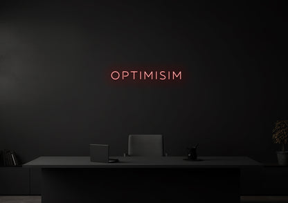 OPTIMISM - Neon Sign