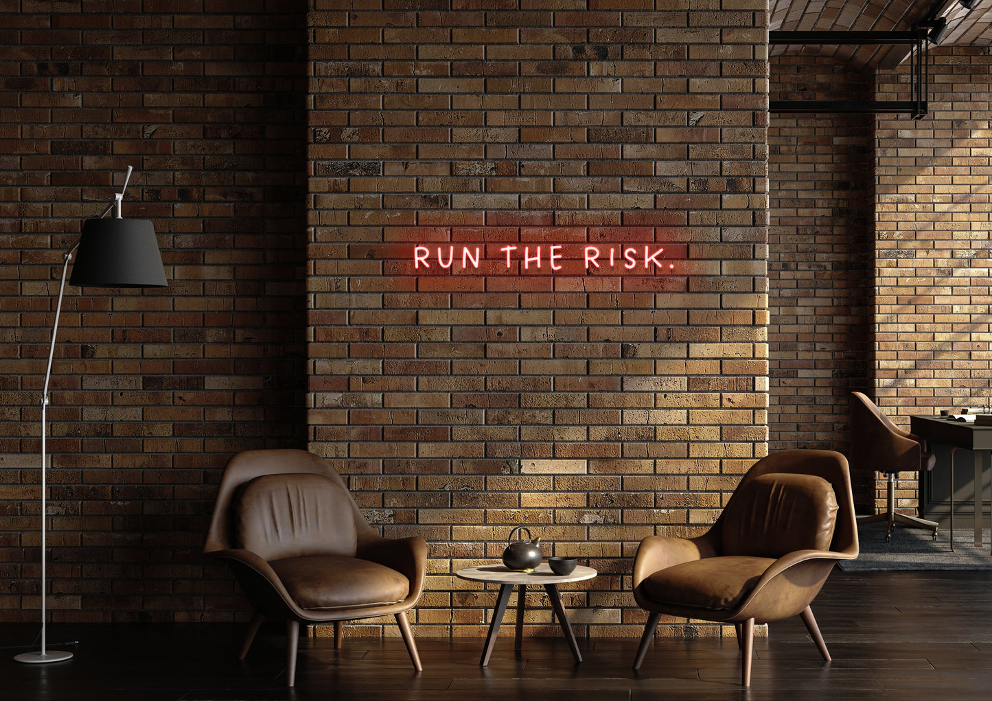Run The Risk - Neon Sign