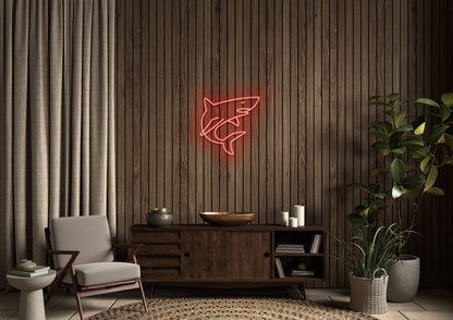 Shark - Neon Sign