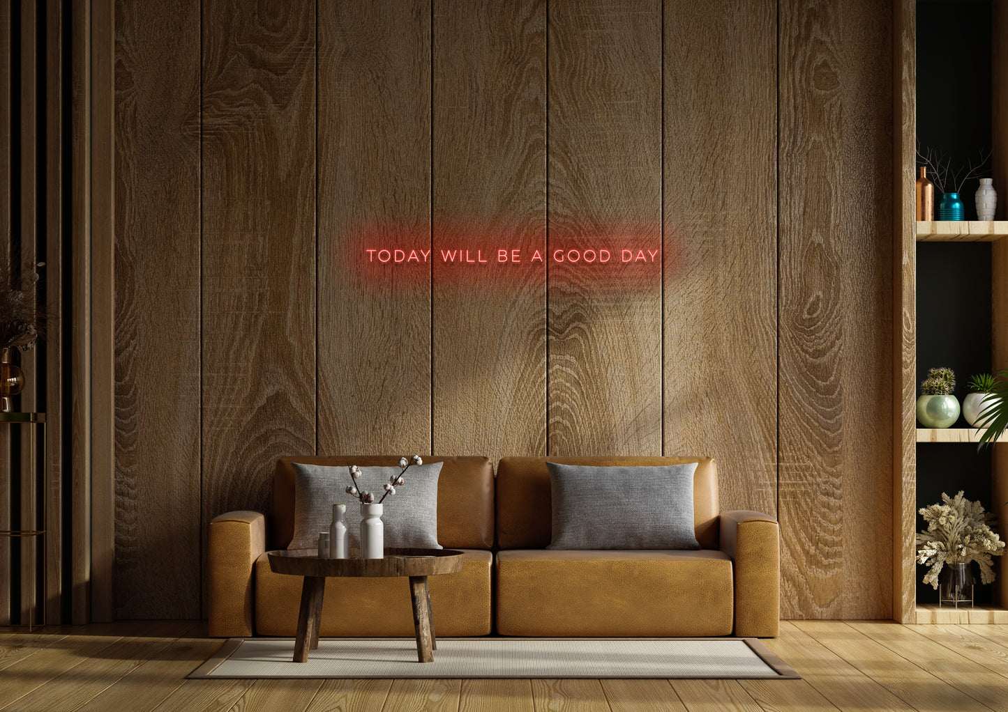 Today Will Be A Good Day (Clean) - Neon Sign