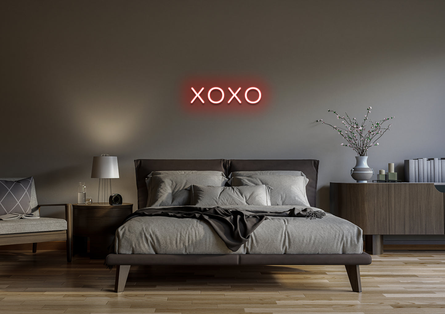 xoxo (clean) - Neon Sign