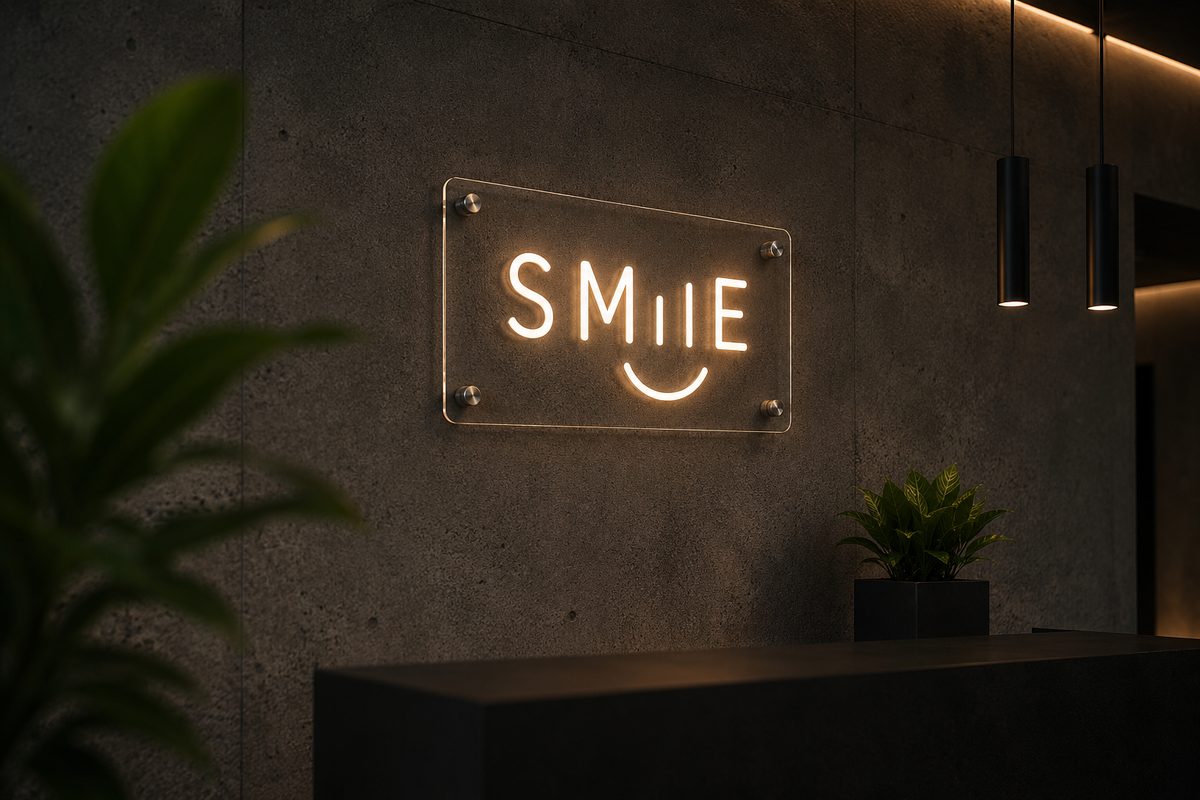 Smile - Neon Sign