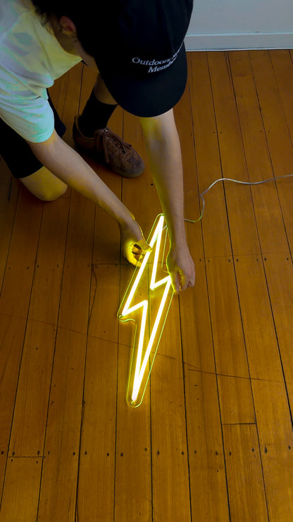 Lightning Bolt - Neon Sign