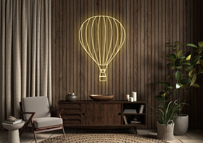 Hot Air-balloon- Neon Sign