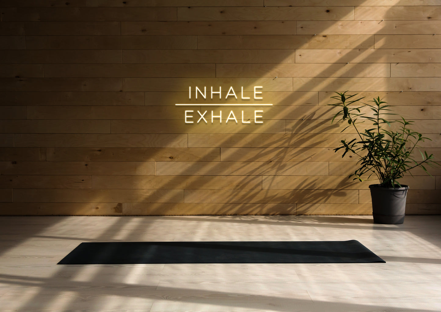INHALE | EXHALE - Neon Sign