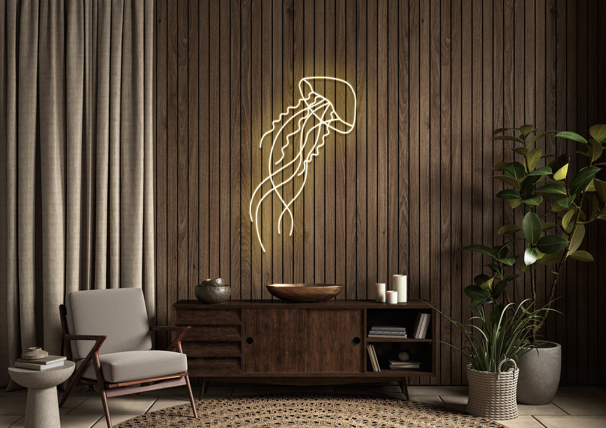 Jellyfish - Neon Sign